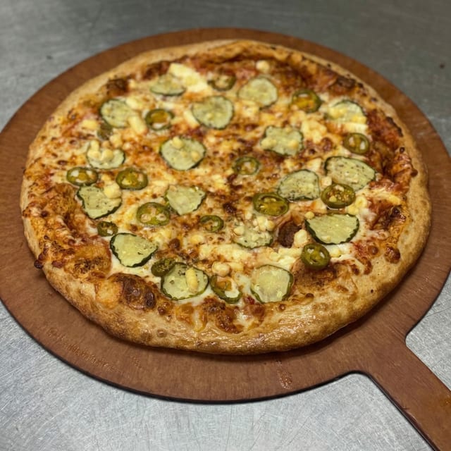 Spicy Pickle Pizza.