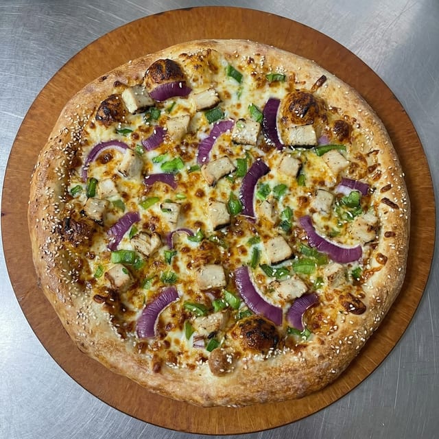 Spicy Asian Pizza.